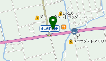 コスモ石油 セルフ小城の地図画像