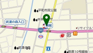 コスモ石油 萩原SSの地図画像
