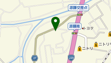 コスモ石油 セルフ源藤の地図画像