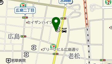 コスモ石油 宮田町SSの地図画像