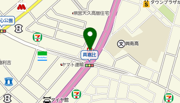 太陽石油 真嘉比インター給油所の地図画像