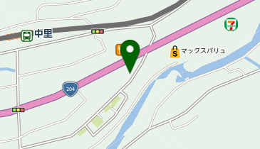 太陽石油 中里の地図画像