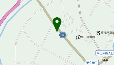 太陽石油 甲田の地図画像