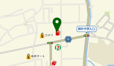 太陽石油 セルフ柳井の地図画像