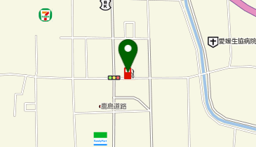 太陽石油 セルフ来住町の地図画像