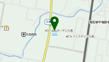 太陽石油 三条の地図画像