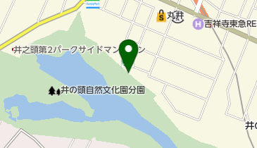 都立井の頭公園の地図画像