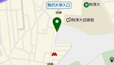 都立駒沢公園西口の地図画像