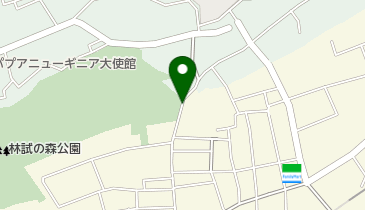 都立林試の森公園東門の地図画像