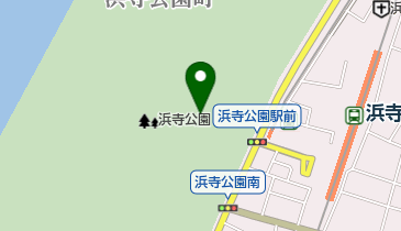 浜寺公園(浜寺駅前側)の地図画像