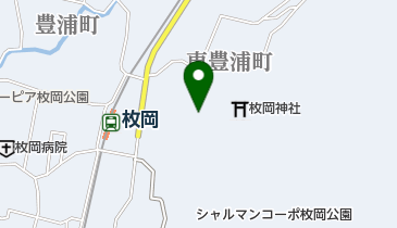 枚岡公園(枚岡駅側)の地図画像