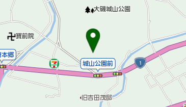 大磯城山公園(南門)の地図画像