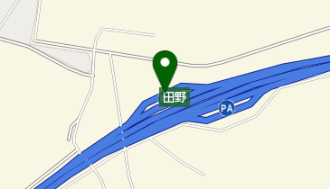 常磐自動車道 田野PA 下りの地図画像