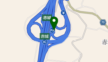 関越自動車道 赤城PA 上りの地図画像