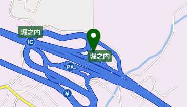 関越自動車道 堀之内PA 上りの地図画像