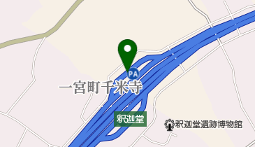 中央自動車道(八王子-岡谷) 釈迦堂PA 上りの地図画像