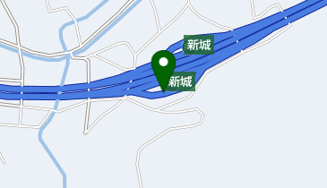 東名高速道路 新城PA 下りの地図画像