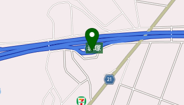 東名高速道路 赤塚PA 下りの地図画像