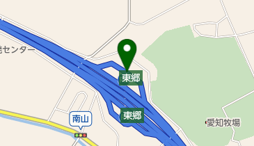 東名高速道路 東郷PA 上りの地図画像