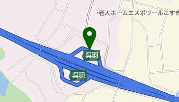 北陸自動車道 呉羽PA 下りの地図画像