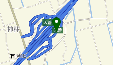 北陸自動車道 入善PA 上りの地図画像