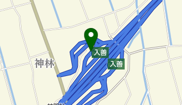 北陸自動車道 入善PA 下りの地図画像