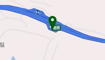 中国自動車道 楢原PA 下りの地図画像