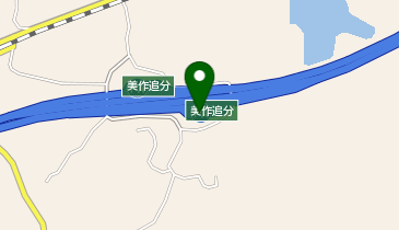 中国自動車道 美作追分PA 下りの地図画像