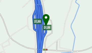 九州自動車道 託麻PA 下りの地図画像