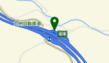 九州自動車道 坂本PA 下りの地図画像