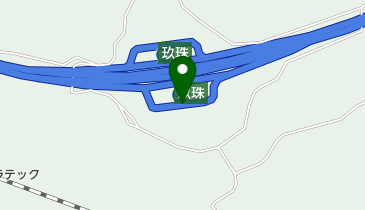 大分自動車道 玖珠SA 上りの地図画像