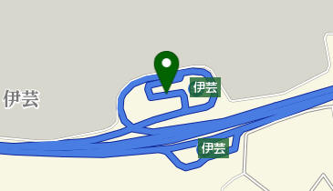 沖縄自動車道 伊芸SA 下りの地図画像