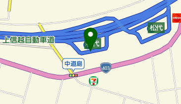 上信越自動車道 松代PA 上りの地図画像