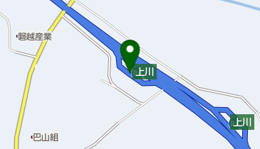 磐越自動車道 上川PA 下りの地図画像