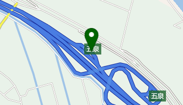 磐越自動車道 五泉PA 上りの地図画像