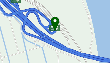 磐越自動車道 五泉PA 下りの地図画像