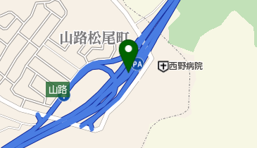 北九州都市高速4号線 山路PA 下りの地図画像