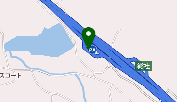 岡山自動車道 総社PA 下りの地図画像