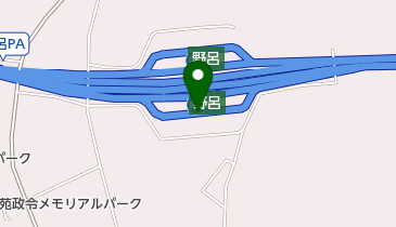 千葉東金道路 野呂PA 上りの地図画像