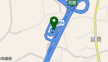 南知多有料道路 武豊PA 上りの地図画像