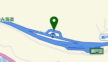 西瀬戸自動車道 瀬戸田PA 上りの地図画像