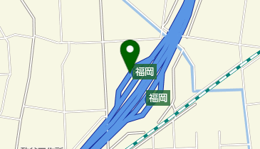 能越自動車道 福岡PA 下りの地図画像