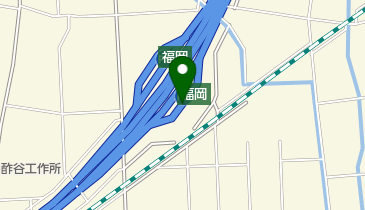 能越自動車道 福岡PA 上りの地図画像