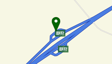 道央自動車道 静狩PA 下りの地図画像