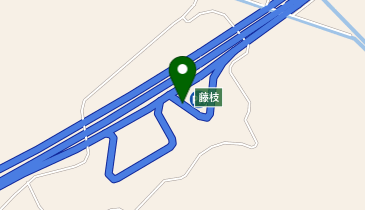 新東名高速道路 藤枝PA 下りの地図画像