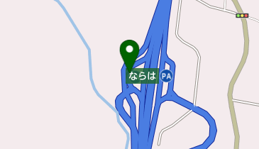 常磐自動車道 ならはPA 下りの地図画像