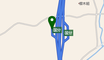 東九州自動車道(清武-隼人東) 国分PA 上りの地図画像