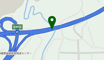 沖縄自動車道 宜野座IC 上り 出口の地図画像