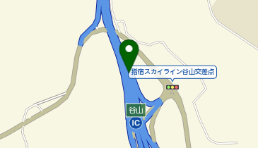指宿有料道路 谷山IC 下り 出口の地図画像