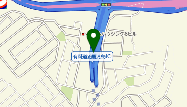 九州自動車道 鹿児島IC 上り 出口の地図画像